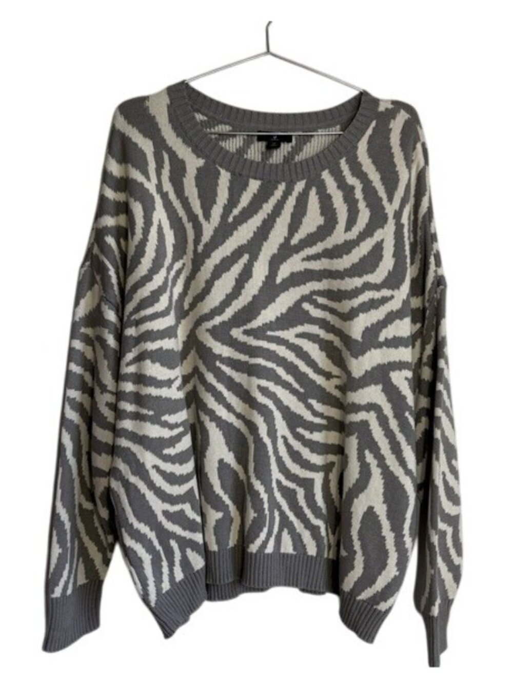 J Jason Wu Animal Jacquard Crew Neck Sweater Size 2X